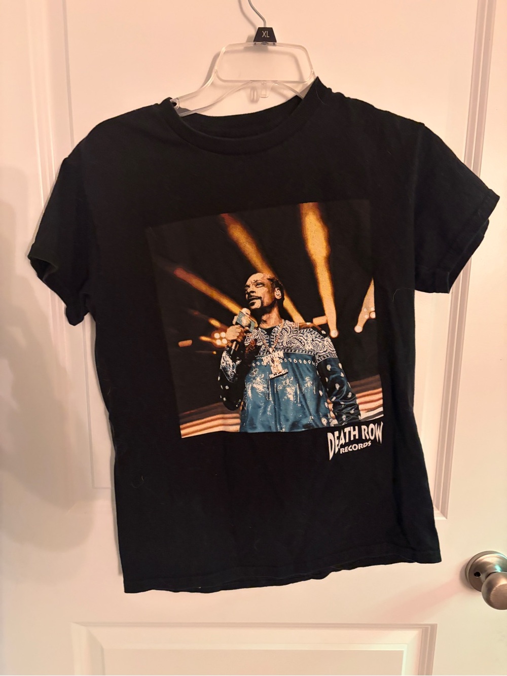 Death Row Records Black Short Sleeve Graphic Tee